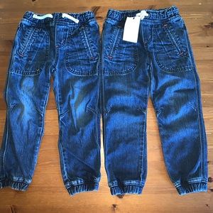 Soft Pull on Jeans Mini Boden Denim Pants Bundle size 4y